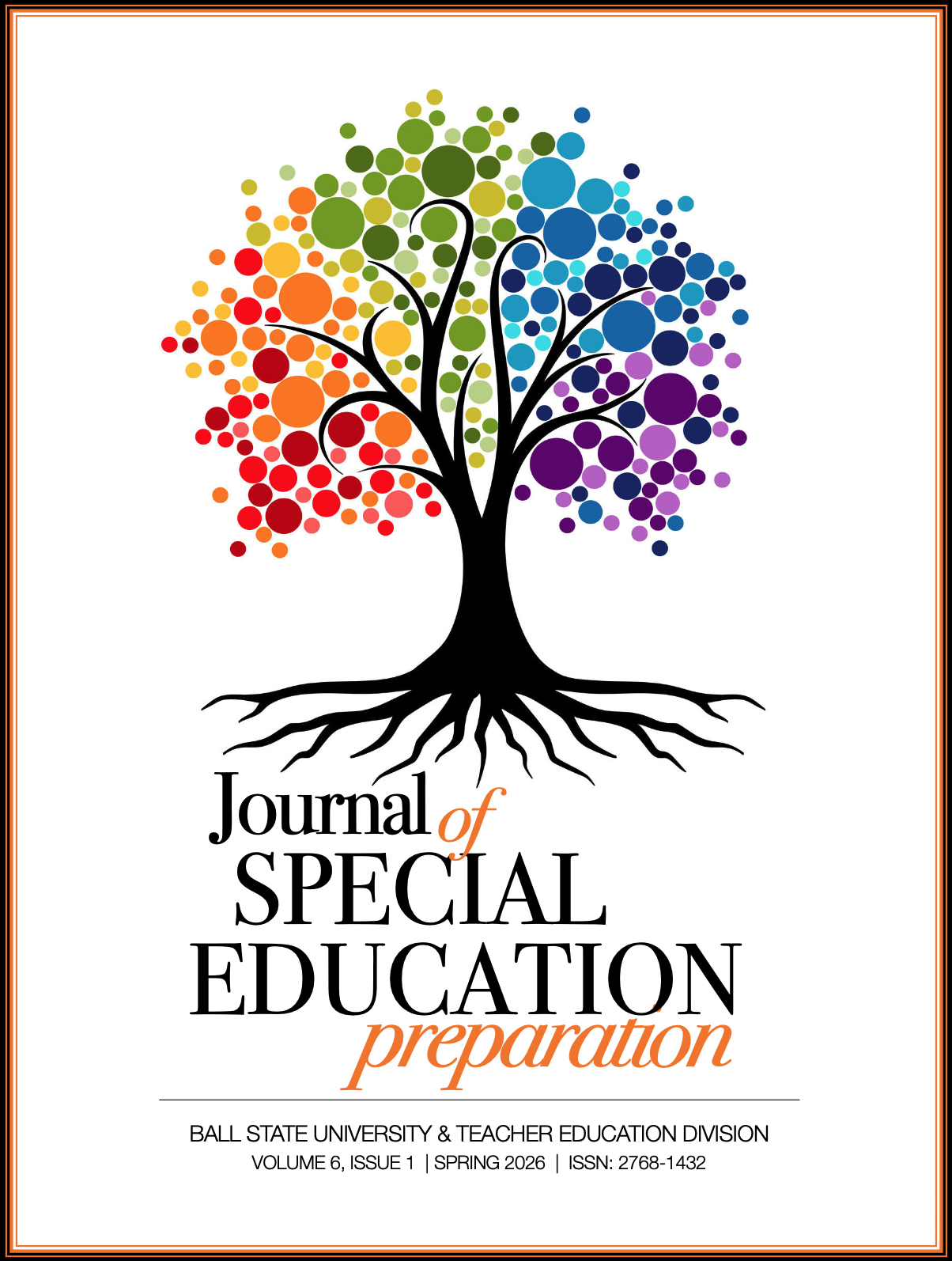 Cover of JOSEP. A tree with many colors and the title of the journal.